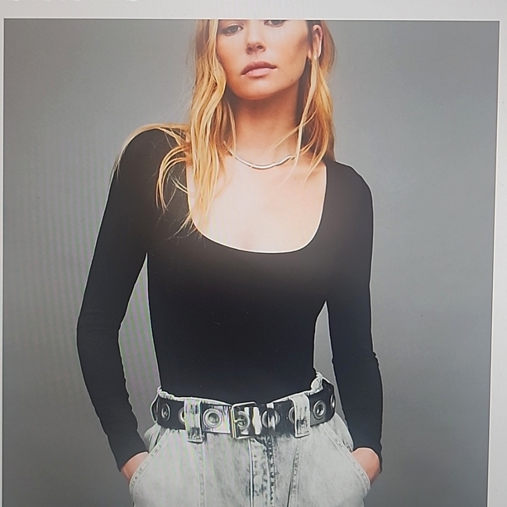 AllSaints Tamie long sleeve bodysuit